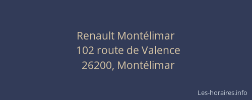 Renault Montélimar