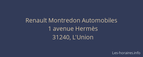 Renault Montredon Automobiles