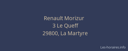 Renault Morizur