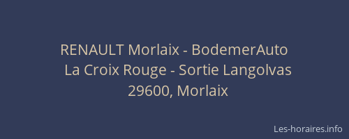 RENAULT Morlaix - BodemerAuto