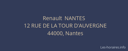 Renault  NANTES
