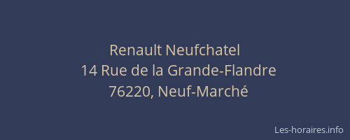 Renault Neufchatel