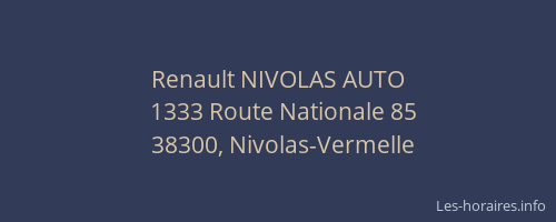 Renault NIVOLAS AUTO
