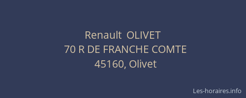 Renault  OLIVET