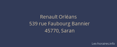 Renault Orléans