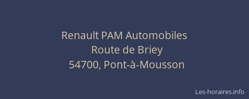 Renault PAM Automobiles