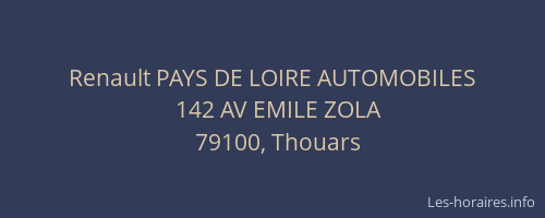 Renault PAYS DE LOIRE AUTOMOBILES