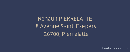 Renault PIERRELATTE