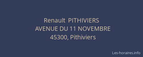 Renault  PITHIVIERS