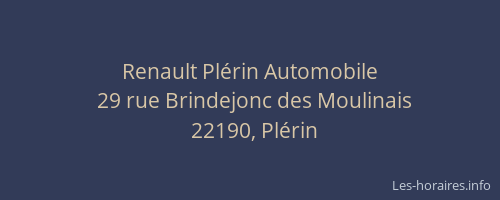 Renault Plérin Automobile