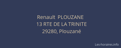 Renault  PLOUZANE