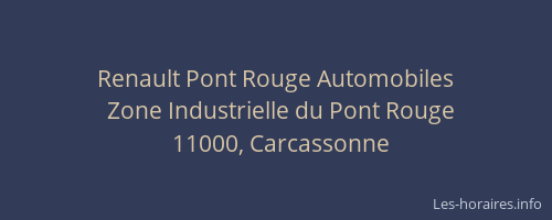 Renault Pont Rouge Automobiles
