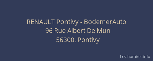 RENAULT Pontivy - BodemerAuto