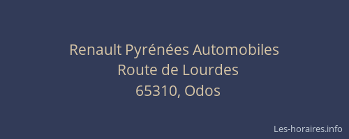 Renault Pyrénées Automobiles