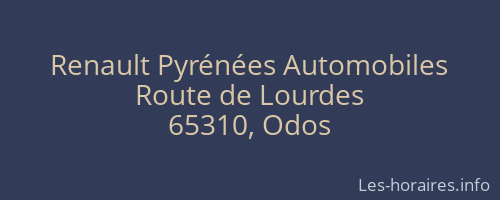 Renault Pyrénées Automobiles