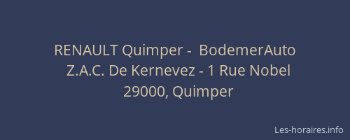 RENAULT Quimper -  BodemerAuto