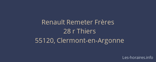 Renault Remeter Frères