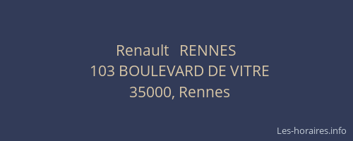 Renault   RENNES