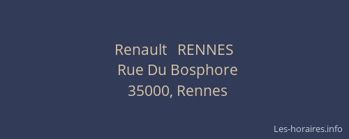 Renault   RENNES