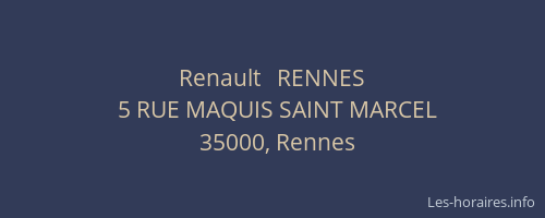 Renault   RENNES