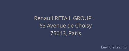 Renault RETAIL GROUP -
