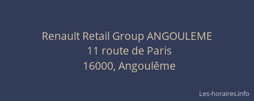 Renault Retail Group ANGOULEME
