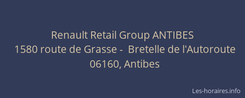 Renault Retail Group ANTIBES