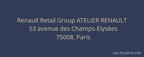 Renault Retail Group ATELIER RENAULT
