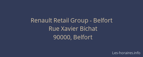 Renault Retail Group - Belfort
