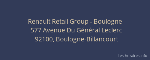 Renault Retail Group - Boulogne