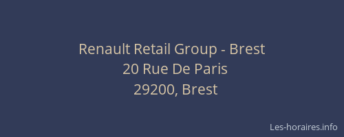 Renault Retail Group - Brest