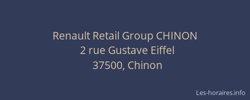 Renault Retail Group CHINON