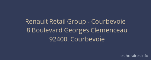 Renault Retail Group - Courbevoie
