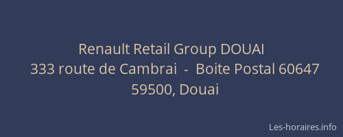 Renault Retail Group DOUAI