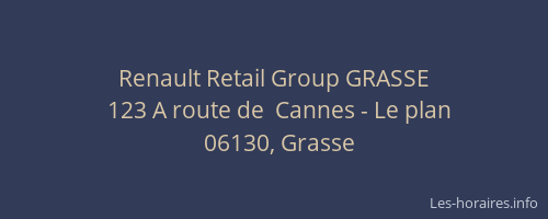 Renault Retail Group GRASSE