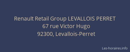 Renault Retail Group LEVALLOIS PERRET