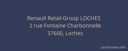 Renault Retail Group LOCHES