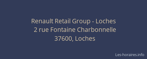 Renault Retail Group - Loches
