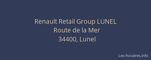Renault Retail Group LUNEL