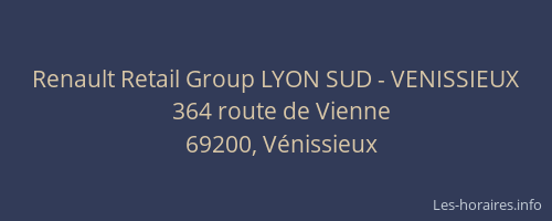 Renault Retail Group LYON SUD - VENISSIEUX
