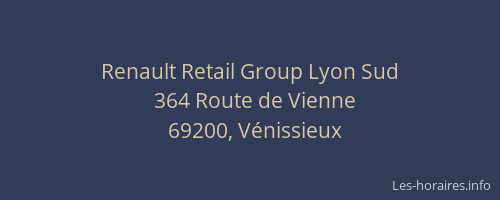 Renault Retail Group Lyon Sud