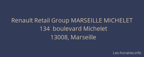 Renault Retail Group MARSEILLE MICHELET