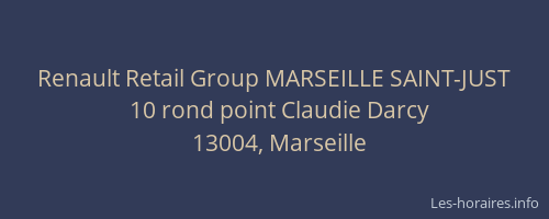 Renault Retail Group MARSEILLE SAINT-JUST
