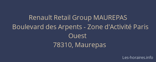 Renault Retail Group MAUREPAS