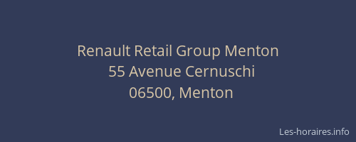 Renault Retail Group Menton