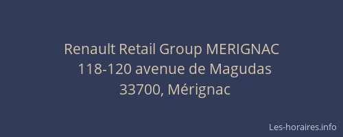 Renault Retail Group MERIGNAC
