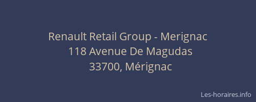 Renault Retail Group - Merignac
