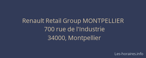 Renault Retail Group MONTPELLIER