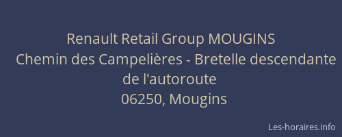 Renault Retail Group MOUGINS