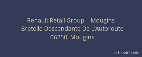 Renault Retail Group -  Mougins